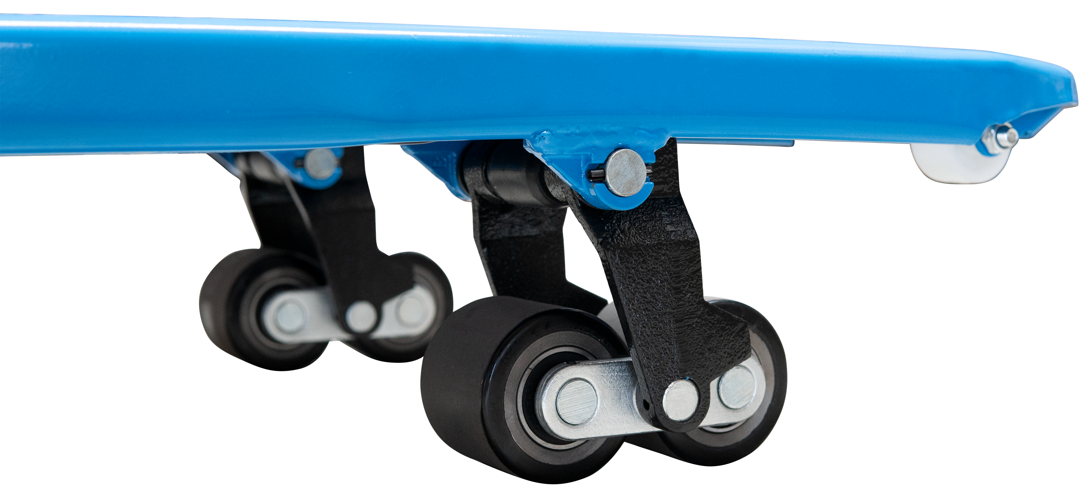 Gabelhubwagen 2500kg STANDARD Gummi / Tandem PU