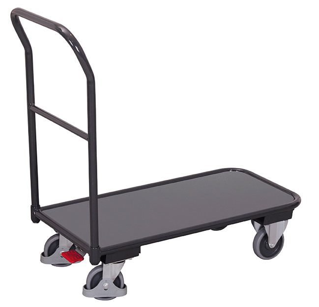 Schiebebügelwagen leichte Ausführung / RAL 7016
