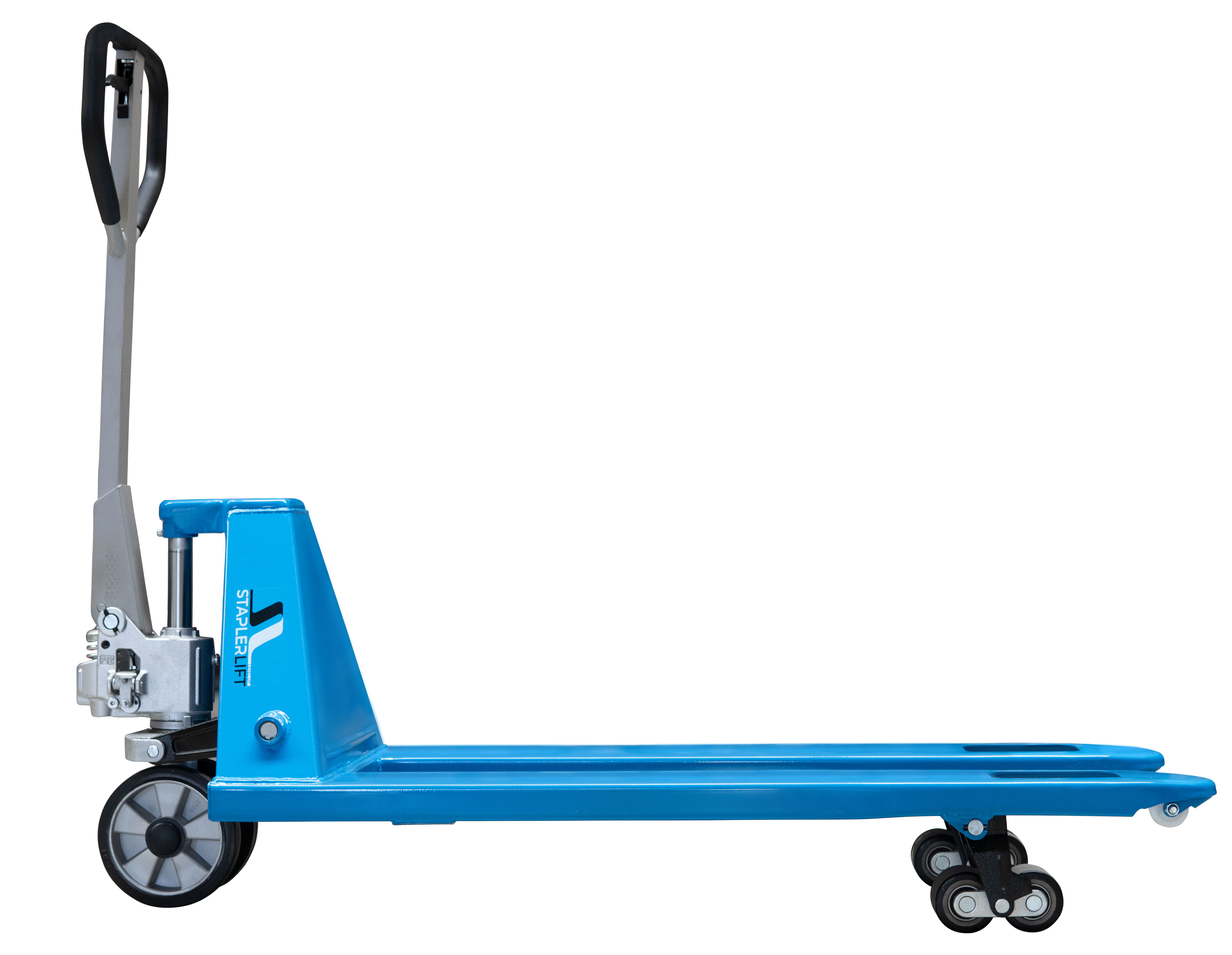 Gabelhubwagen 2500kg STANDARD Gummi / Tandem PU