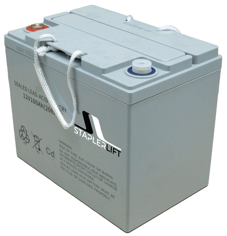 12V 100Ah AGM Batterie für Elektro Deichselstapler STANDARD Hubhöhe 3000mm