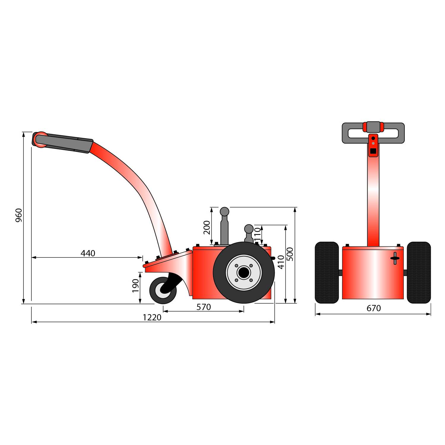 Elektroschlepper 1500kg PLUS+