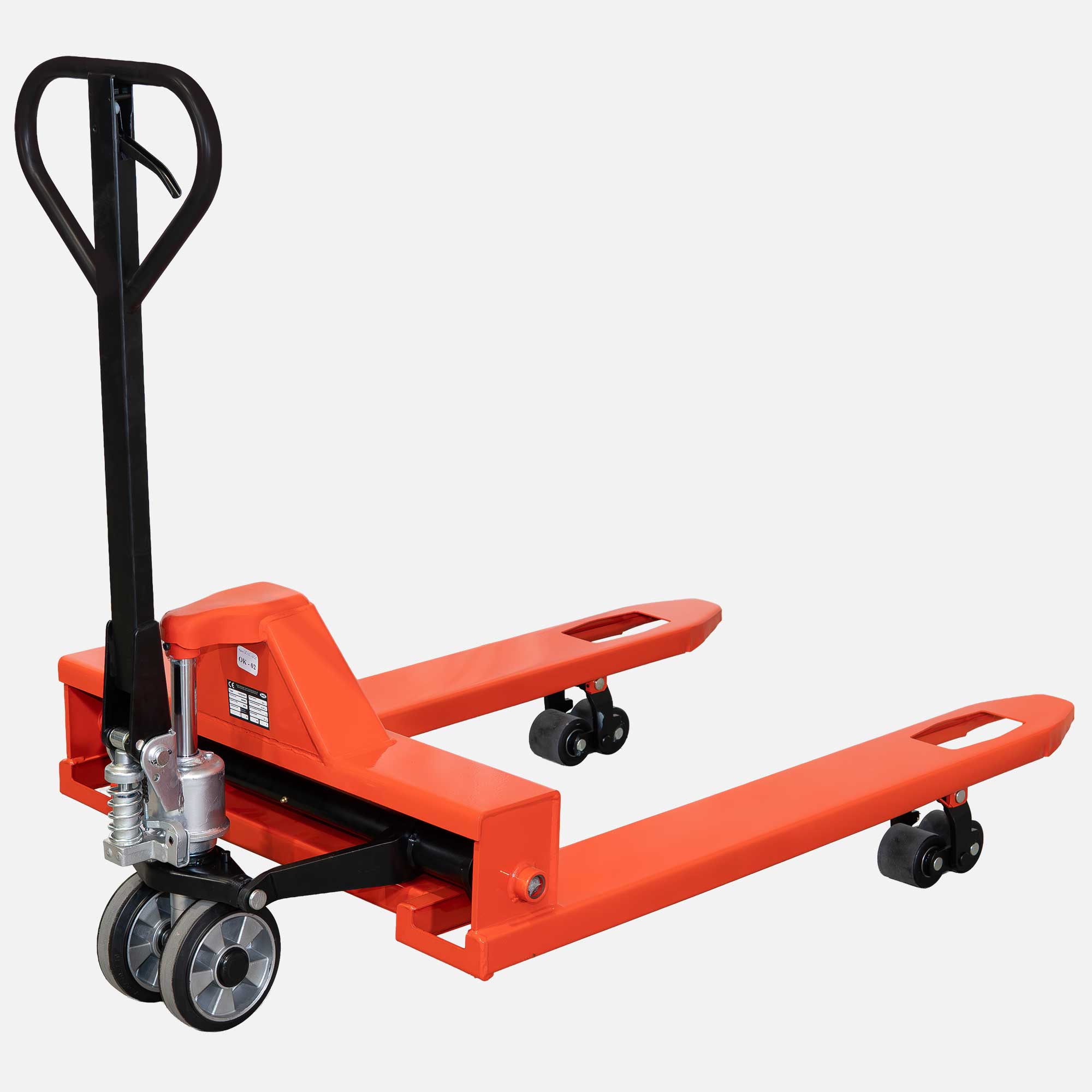 Gabelhubwagen für breite Sonderpaletten PLUS+