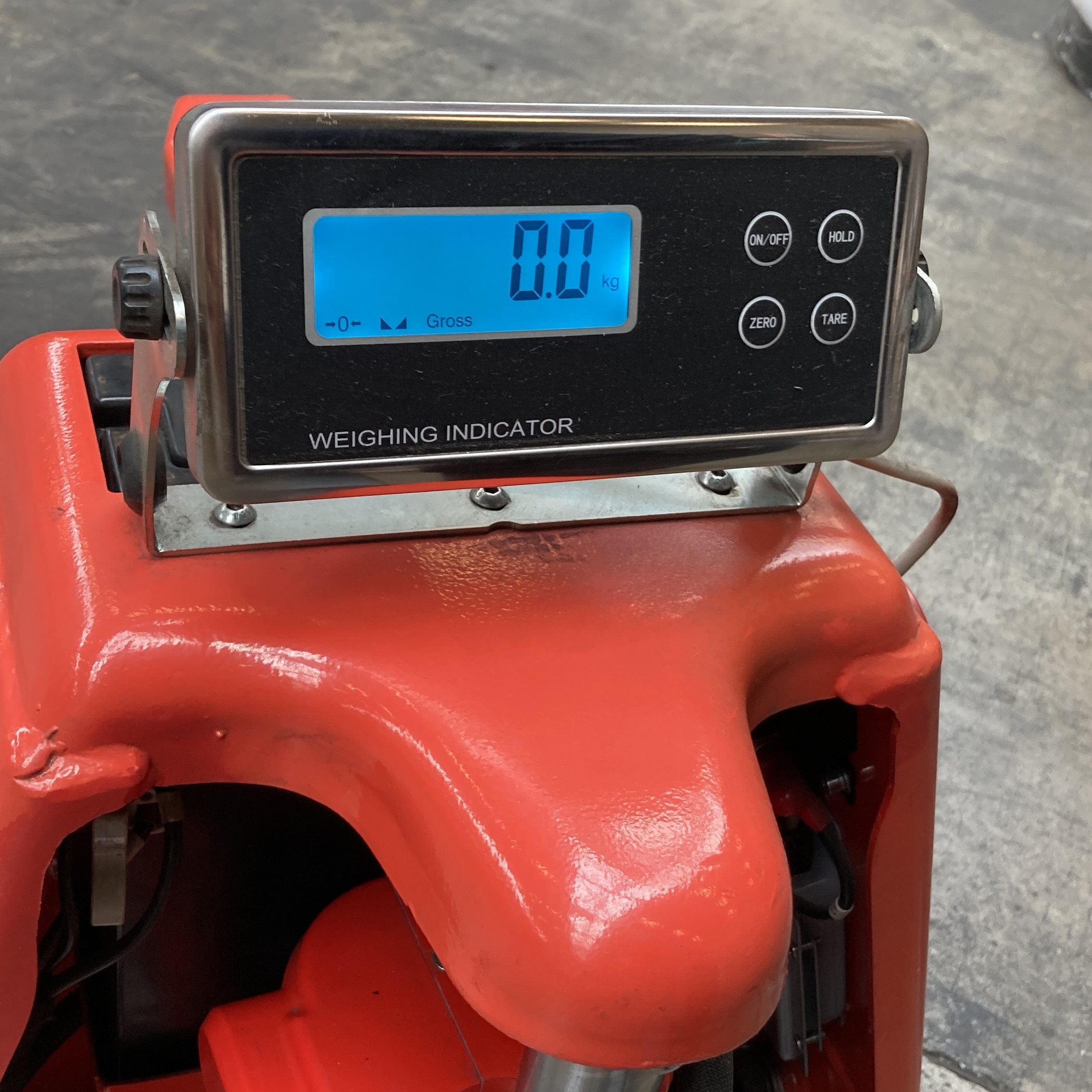 Semi-elektrischer Hubwagen mit Waage 1500kg GEBRAUCHT