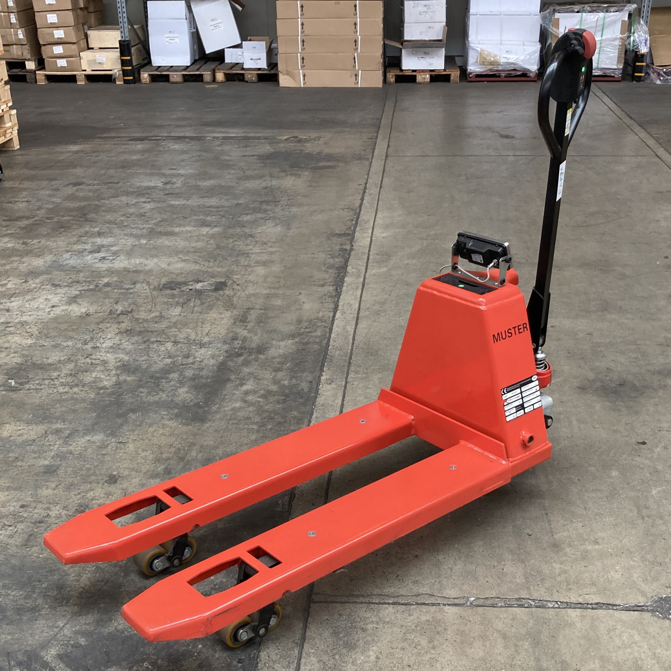Semi-elektrischer Hubwagen mit Waage 1500kg GEBRAUCHT