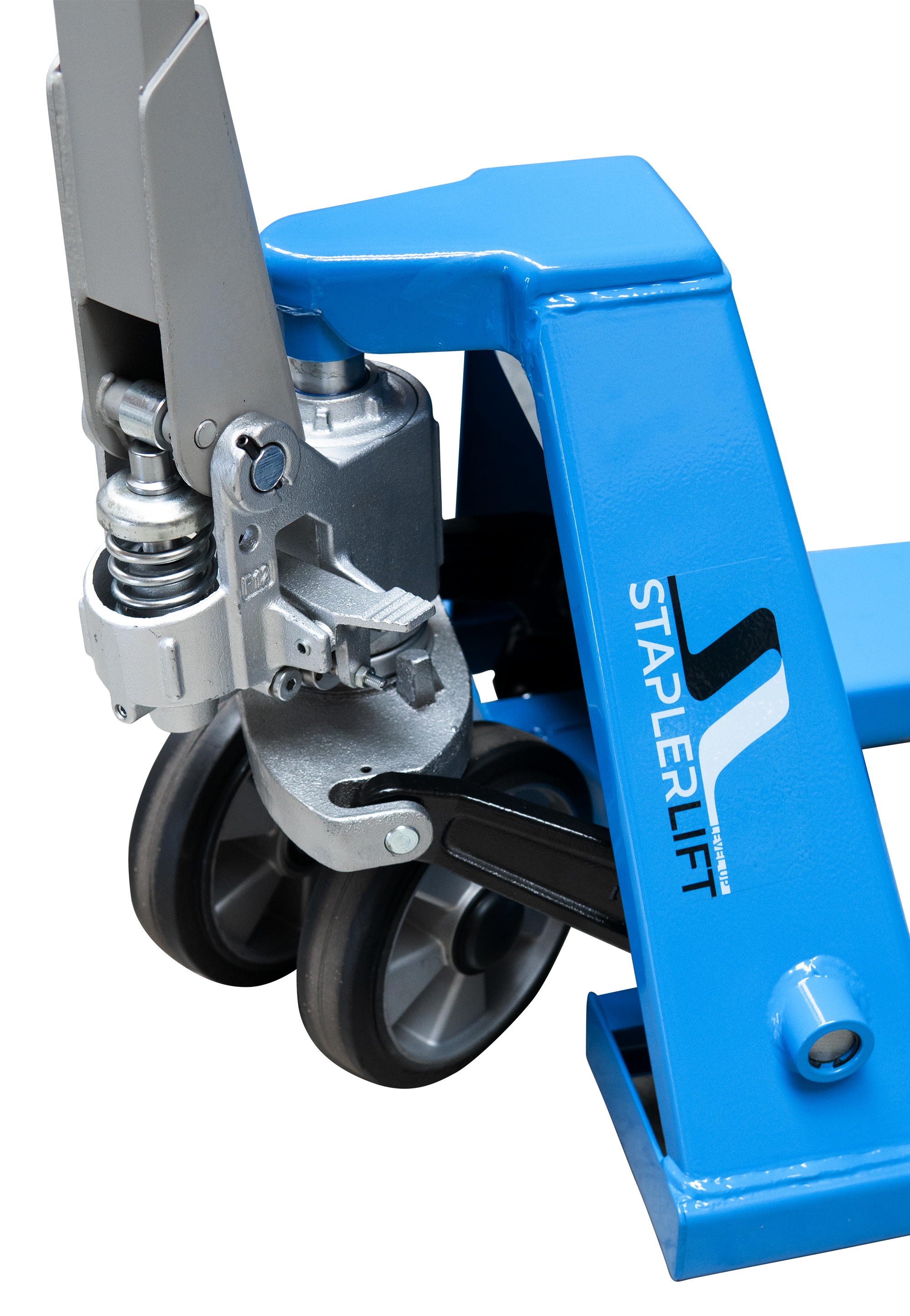 Gabelhubwagen 2500kg STANDARD Gummi / Tandem PU