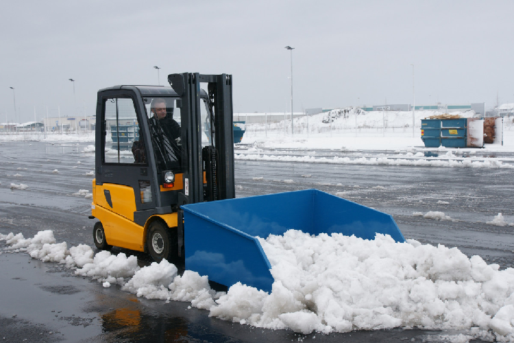 Schneeschaufel für Gabelstapler STANDARD