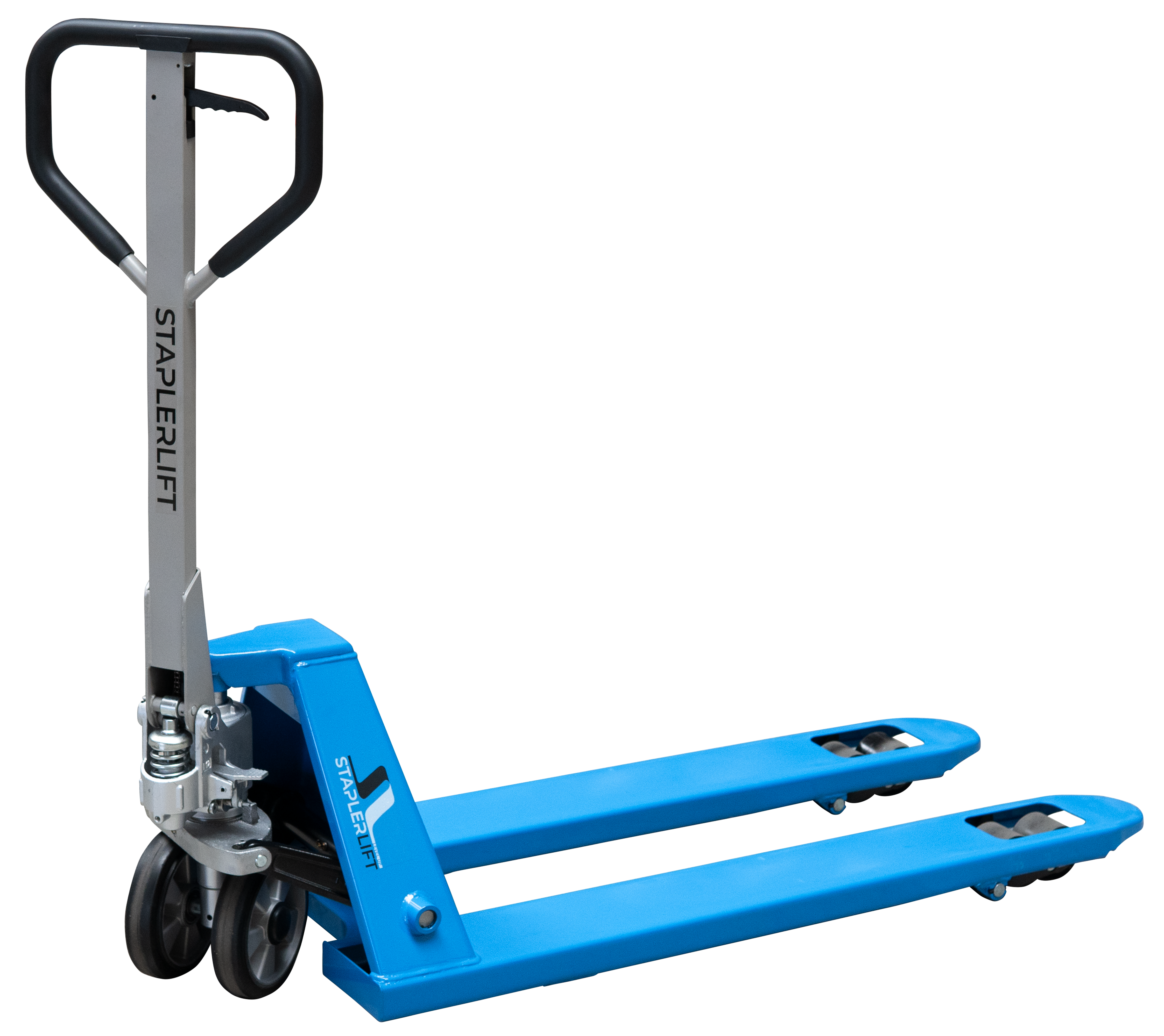Gabelhubwagen 2500kg STANDARD Gummi / Tandem PU