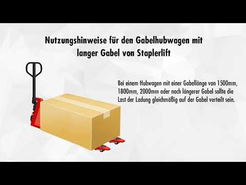 Pallet truck 2000kg with long forks STANDARD 2000mm