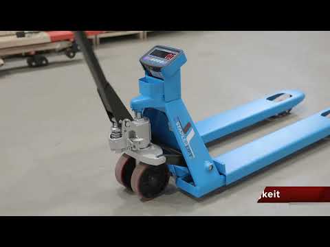 Wiegehubwagen 2500kg STANDARD - Farbe: rot